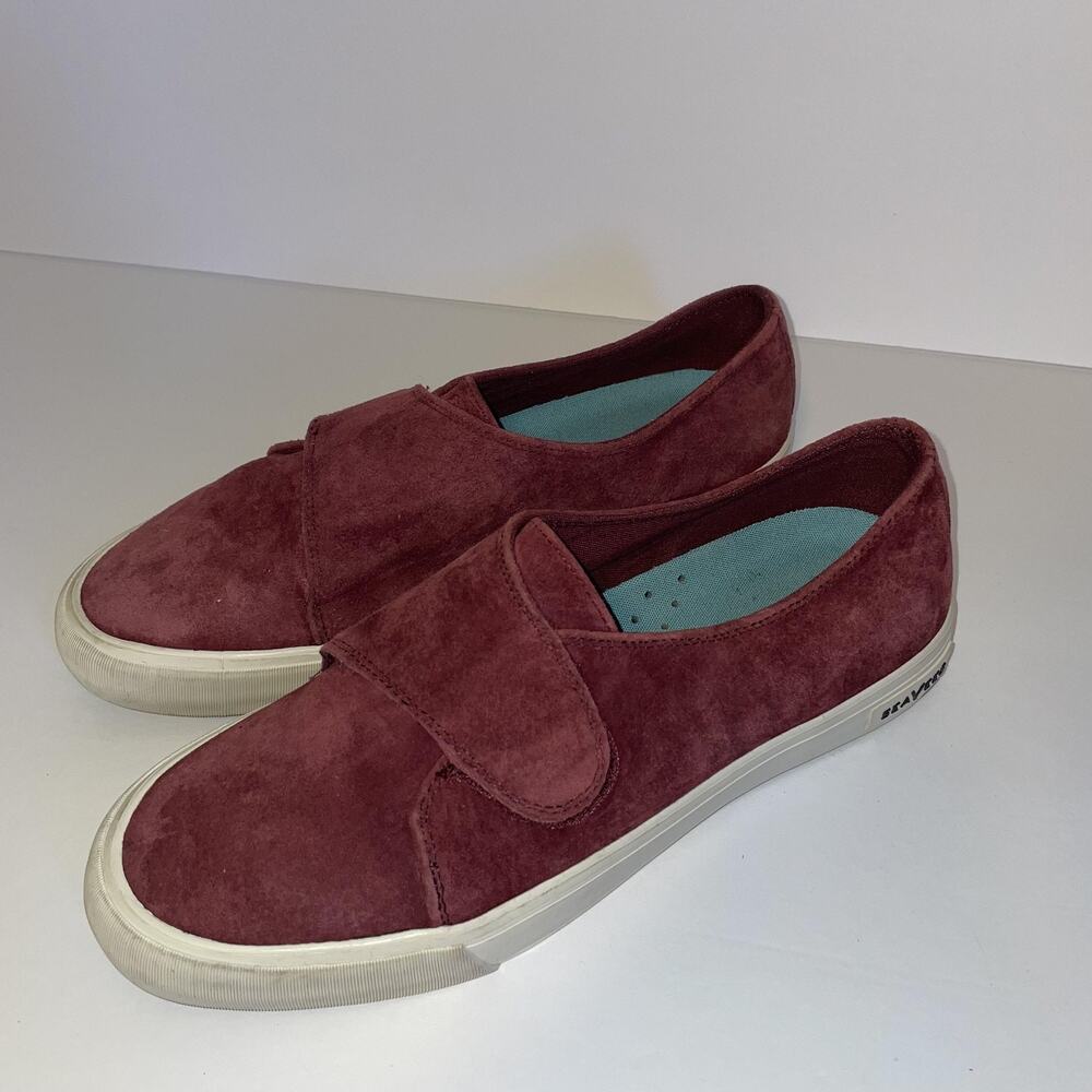 SeaVees Melrose WRAR Shoes Womens Size 10 Suede Leather Slip On Casual Sneakers